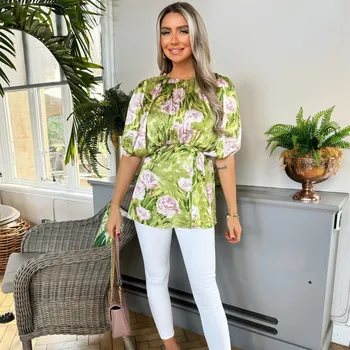 Dámské tričko Tričko AX Paris Green 1099447 10 (S)