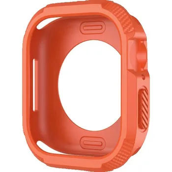 Pouzdro na mobilní telefon Odolné pouzdro pro Apple Watch 46mm - oranžové