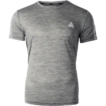 Pánské Tričko s krátkým rukávem PEAK F682097 F682097-MEL GRY L