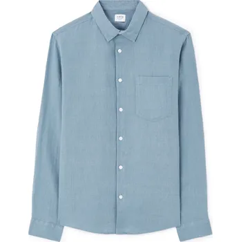 Celio Lněná košile Daflix 1150959 Modrá S
