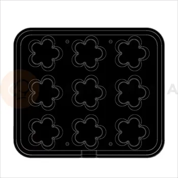 Výrobník cukrové vaty Sada dvou forem na tarteletky, větrníky apod. | PAVONI, PIASTRA120