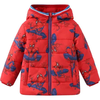 Chlapecká bunda Character Padded Coat Infants Spiderman 11-12 let