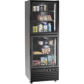 Kombinovaná chladnička s mrazničkou a prosklenými dveřmi 430 l | BARTSCHER, KTK1-122