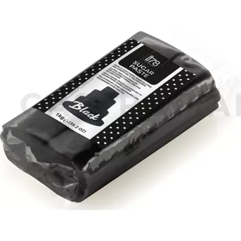 Výroba svíčky Cukrová pasta 1 kg - černá | SILIKOMART, i78