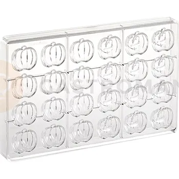 Čokoládová tyčinka Polykarbonátová forma na pralinky, 275x175 mm | MARTELLATO, Pumpkin