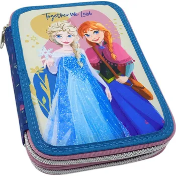 Penál Disney Dvoupatrový školní penál Frozen - vybavený