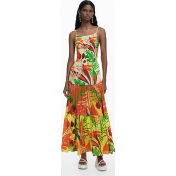 Dámské šaty Dámské letní šaty DESIGUAL 25SWMW07 9019 SWIM BAHAMAS PATCH DRESS Velikost: M