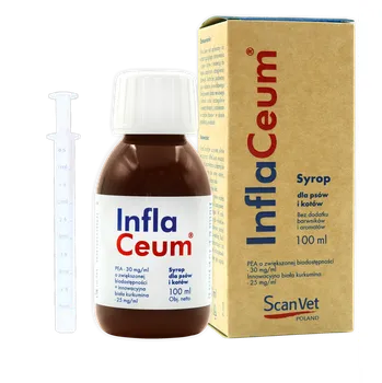 ScanVet InflaCeum - Doplňkové krmivo - dietní směs pro psy a kočky 100ml