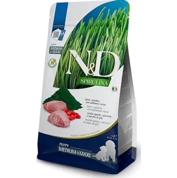 Krmivo pro psa N&D SPIRULINA Dog GF Lamb & Wolfberry Puppy Medium & Maxi 2 kg