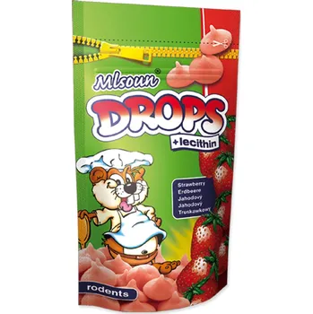 Krmivo pro hlodavce Pochoutka Dafiko Mlsoun jablečné dropsy 75g