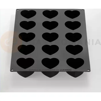 Kuchyňská sůl Silikonová forma na monoporce 400x300 mm, Eros 2.0, 15x130 ml | PAVONI, PX43111