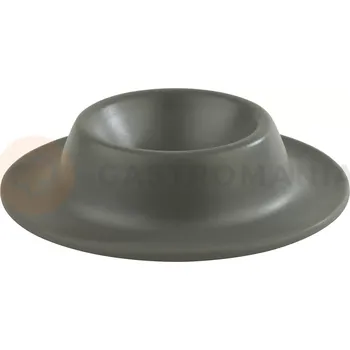 Melaminový podnos na vejce, průměr: 85 mm, sada 4 ks, šedý | APS, Eggy