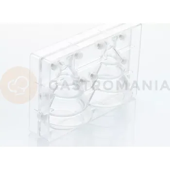 Čokoládová tyčinka Polykarbonátová rotační forma na pralinky, 275x175 mm | MARTELLATO, Hula Tree