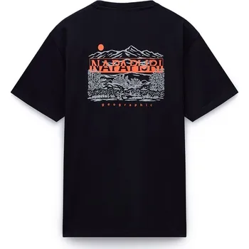 Pánská móda Tričko Napapijri Black 041 1098261 S