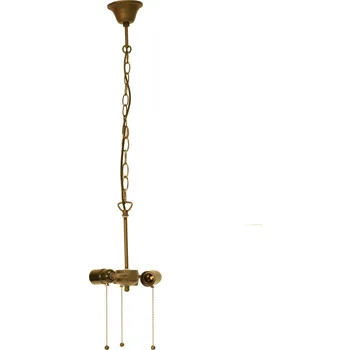 Stropní závěsné světlo na 3 žárovky bez stínidla