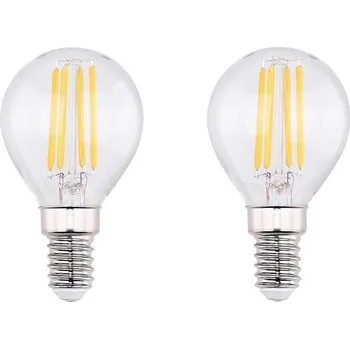Žárovka SADA 2x LED Žárovka VINTAGE E14/4W/230V 2700K - Globo 10589-2K