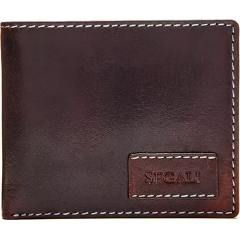 Peněženka SEGALI Pánská kožená peněženka 21031 hnědá