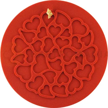 Čokoládová tyčinka Silikonová forma na zdobení - Love decor, srdce | SILIKOMART, Special