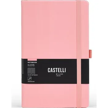 Zápisník Castelli All Colors Pink L linkovaný zápisník