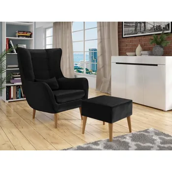 Křeslo Křeslo Florence s podnožkou, Potah: Kronos 07 MIRJAN 5903211157790