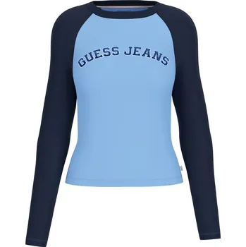 Dámské tričko Tričko Guess Blue Multi 1099273 12 (M)