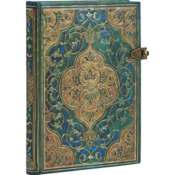 Zápisník Paperblanks MINI zápisník - Turquoise Chronicles, 240stan, linkovaný