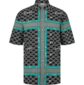 Pánská košile Košile OFF WHITE Black Whit 1097692 S (46)