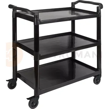 Servírovací stolek Plastový servírovací vozík, 3 police | APS, Ready
