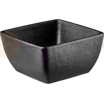 Černá melaminová miska 125x125 mm | APS, Slate