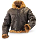 Britská kožená letecká bunda RAF Irvin, ovčí kůže, Mil-Tec, 3XL