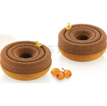 Kuchyňská sůl Sada forem - 6 prstenů 80mm + silikonová forma | SILIKOMART, Tarte 4.0