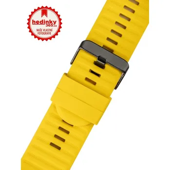 Řemínek na hodinky Silikonový řemínek Ricardo 26mm (pro Garmin Fenix 8/7X/6X (51mm), Tactix aj.), žlutý V2, QuickFit