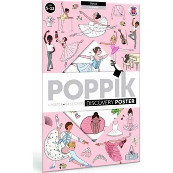 samolepka POPPIK Vzdělávací samolepkový plakát Tanec