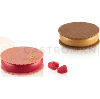 Kuchyňská sůl Silikonová forma na monoporce + vykrajovátko - Sweet round 95 | SILIKOMART, CurveFlex