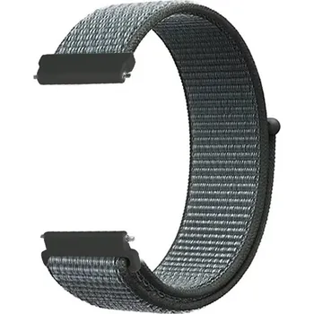 Řemínek na hodinky Nylonový řemínek Ricardo 20mm (pro Coros Pace 2), šedý, Quick Release