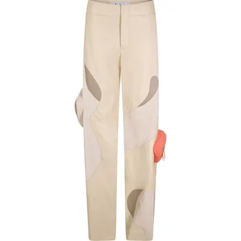 Dámské kalhoty Kalhoty OFF WHITE Beige 1097484 10 (S)