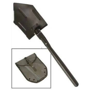 Polní lopatka Skládací polní lopatka US s násadou, olivová, Mil-Tec