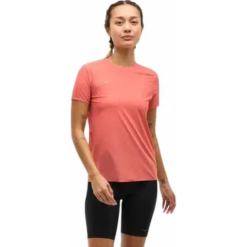 Dámské oblečení Dámské funkční tričko s krátkým rukávem Hoka AIROLITE RUN TEE SS W oranžové 1151084-GFR - XS | UK 11 | US 12