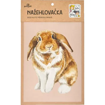 Textilní nažehlovací páska Lesní svět Nažehlovačka M 071 - Králíček 2.