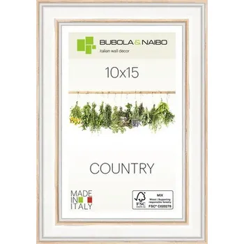 Rám na obraz Fotorámeček dřevěný bílý 10x15 cm