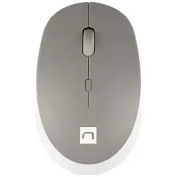 Myš Natec optická myš HARRIER 2/1600 DPI/Kancelářská/Optická/1 600 DPI/Bezdrátová Bluetooth/Bílá-šedá