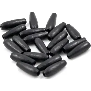 Korálek Korálky dřevěné černé 4/12 – 20 ks