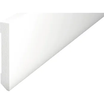 Podlahová lišta Soklová lišta Mondo Bílá 240 x 10 cm tl. 1,4 cm