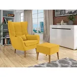 Křeslo Florence s podnožkou, Potah: Aston 8 MIRJAN 5903211133459