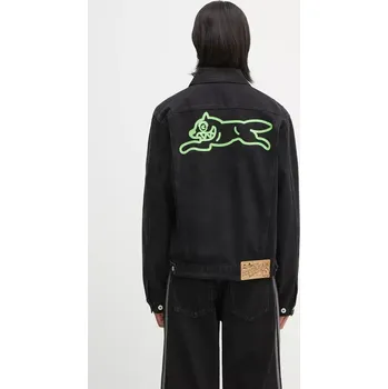 Dámská casual bunda Džínová bunda ICECREAM Running Dog Denim Trucker Jacket, L, černá, 99X