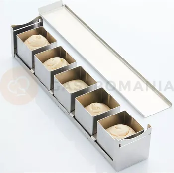 Kuchyňská sůl Sada 5 nerezových cukrářských forem ve tvaru kostky | MARTELLATO, Mini Cubò 5