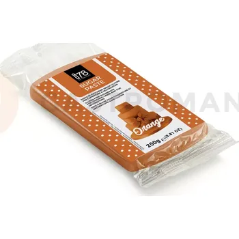 Výroba svíčky Cukrová pasta 250 g - oranžová | SILIKOMART, i78