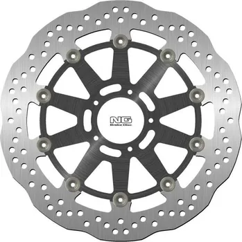 Brzda pro motocykl NG přední brzdový kotouč SUPER DUKE 1290GT '14-'22, SUPER DUKE 1290R/RR '21-'22 (320X64X5MM) (5X8,25MM) WAVE plovoucí (ALU střed
