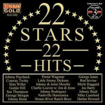 Zahraniční hudba CD Various: 22 Stars - 22 Hits Vol. 3 / Various 2016