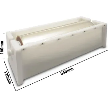 Vakuovačka G.Gastro Catering Cling Film Dispenser with Cutter – Large - Robust Plastic - 540×130×160 mm